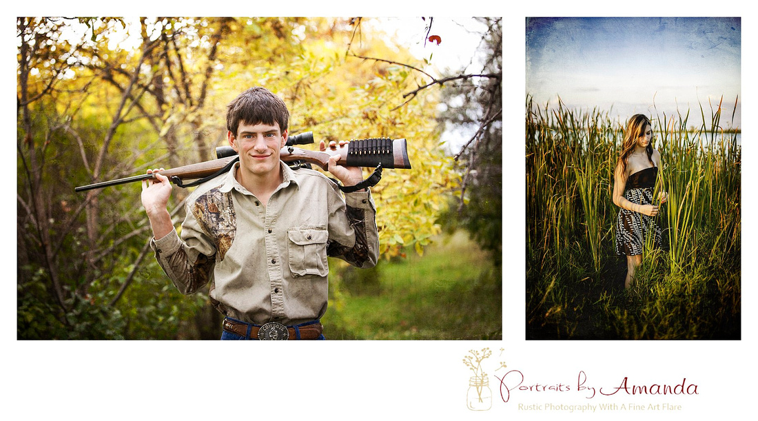 Senior outdoor country style bismarck nd photos